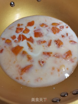 木瓜煮牛奶的做法步骤：5