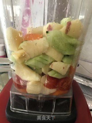 家常果蔬汁的做法步骤：3