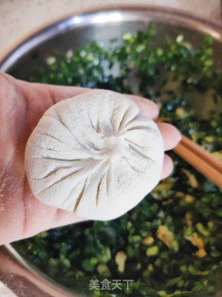 韭菜虾仁盒子的做法步骤：13