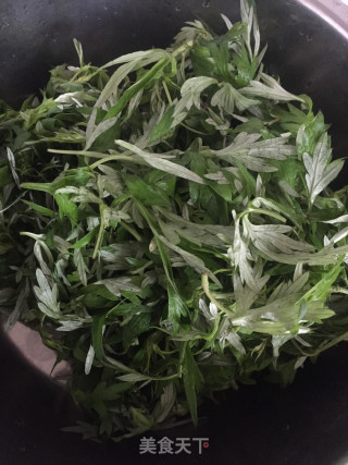 拉丝青团的做法步骤：1