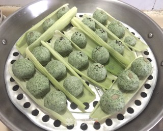 拉丝青团的做法步骤：9