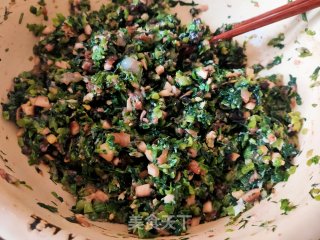 菠菜三鲜饺子的做法步骤：13