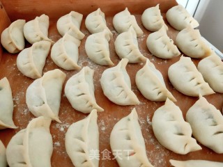 韭菜素三鲜水饺的做法步骤：12