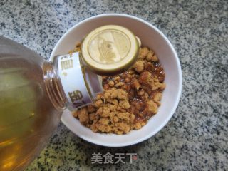 肉松咸蛋黄馅青团的做法步骤：3