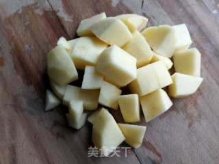 苹果小米糯米粥的做法步骤：3