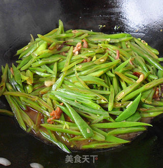 炒扁豆丝的做法步骤：7