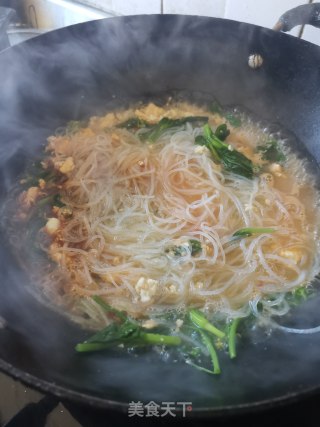 鸡蛋汤米粉的做法步骤：7