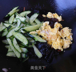 木须黄瓜的做法步骤：6