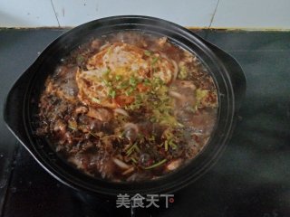 砂锅酸菜米粉的做法步骤：8