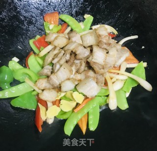 小炒回锅肉的做法步骤：10