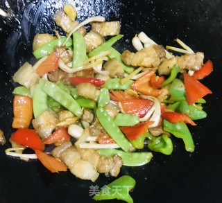 小炒回锅肉的做法步骤：12