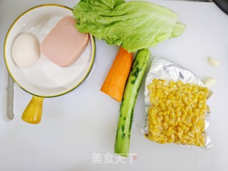 减脂瘦身三色糙米午餐便当的做法步骤：1