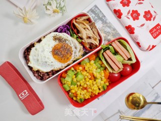 减脂瘦身三色糙米午餐便当的做法步骤：12