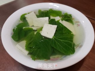 桑叶豆腐汤的做法步骤：7