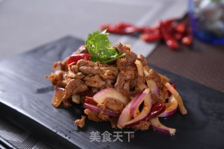 炒烤肉，不用烤就能享受到的撸串快乐的做法步骤：6