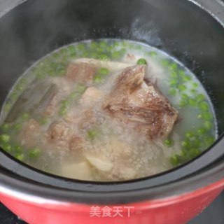 豌豆春笋炖腱子肉的做法步骤：15