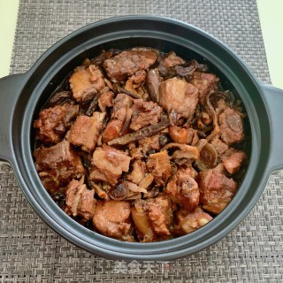 鹿茸菇焖排骨的做法步骤：11