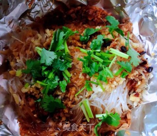 锡纸粉丝金针菇的做法步骤：10