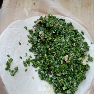 手抓饼版韭菜盒子的做法步骤：11