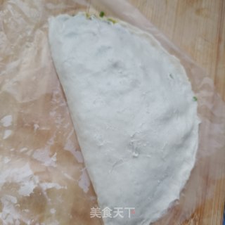 手抓饼版韭菜盒子的做法步骤：12