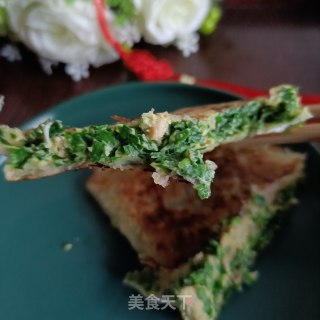 手抓饼版韭菜盒子的做法步骤：22