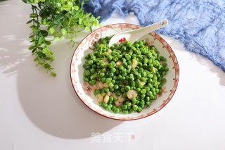 虾仁炒豌豆的做法步骤：7