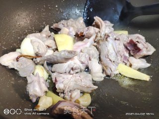 豆角烧鸭肉的做法步骤：5