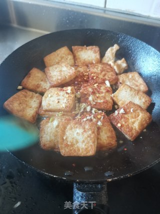 香煎豆腐的做法步骤：7