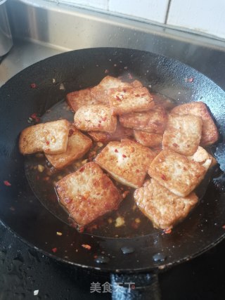 香煎豆腐的做法步骤：8