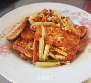 香煎豆腐的做法步骤：10