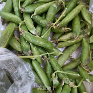 鲜豌豆米糊的做法步骤：1