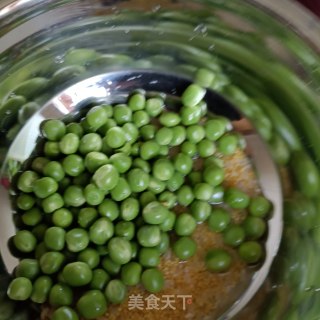 鲜豌豆米糊的做法步骤：5