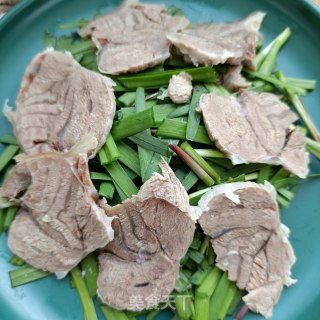 韭菜拌腱子肉的做法步骤：6