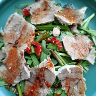 韭菜拌腱子肉的做法步骤：14