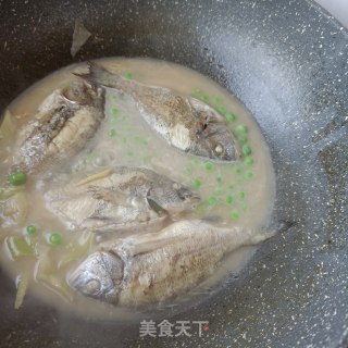 豌豆杞芽海福汤的做法步骤：15