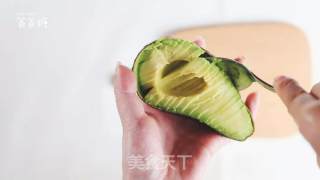 牛油果火腿流心蛋·开放吐司的做法步骤：7