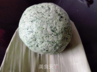 椰蓉花生芝麻艾粑粑的做法步骤：5