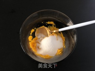 南瓜蒸米糕的做法步骤：3