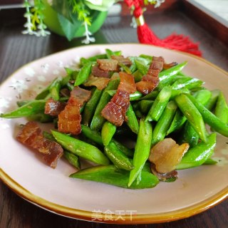 咸肉炒芦笋的做法步骤：16