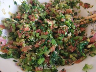 芹菜猪肉锅贴的做法步骤：5