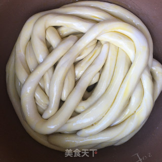 油泼茄汁抻面的做法步骤：4