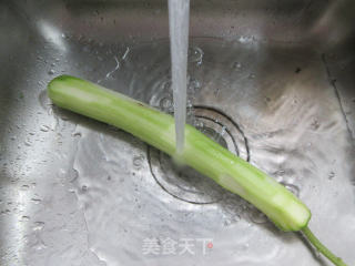 鸡蛋干炒夜开花的做法步骤：3