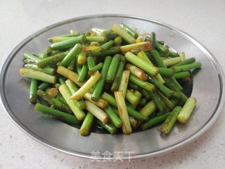 清炒蒜苔的做法步骤：5