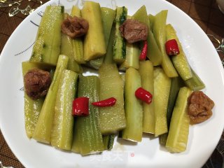 酸梅泡莴笋黄瓜的做法步骤：7