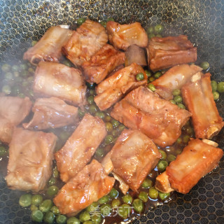 糖醋烧豌豆排骨的做法步骤：10