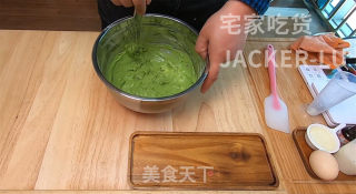 超简单双色手指麻薯，拌一拌，烤一烤，软糯甜蜜，还不快来试试。的做法步骤：7