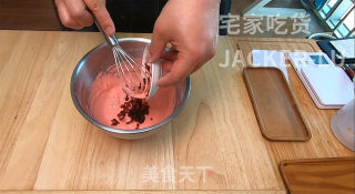 超简单双色手指麻薯，拌一拌，烤一烤，软糯甜蜜，还不快来试试。的做法步骤：11