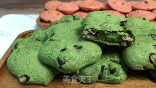 超简单双色手指麻薯，拌一拌，烤一烤，软糯甜蜜，还不快来试试。的做法步骤：17