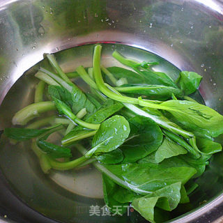 蒜香菜芯西兰花的做法步骤：4