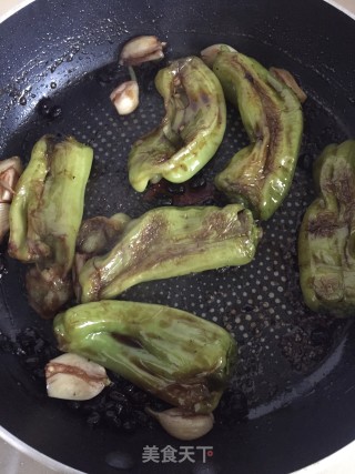 虎皮青椒的做法步骤：8